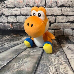 Super Mario Brothers Little Buddy 2018 Orange Yoshi 8" Plush Toy